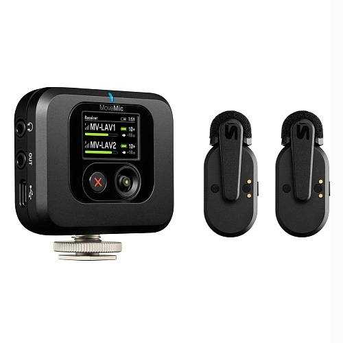 Микрофон Shure MoveMic Two Receiver Kit, черный